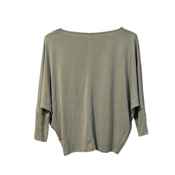 Chico's Size Small Women's Blouse Green Lightweight Career Modern Office City‎ - Picture 2 of 11